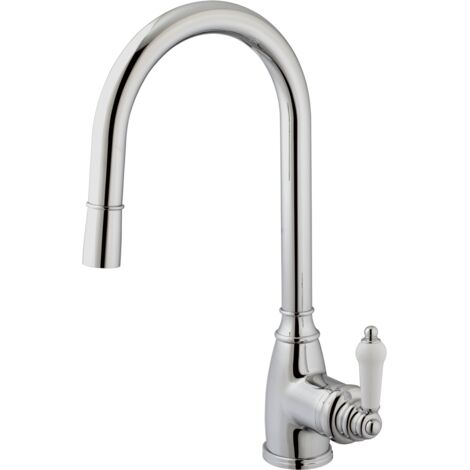 Essebagno Ascott Spültischarmatur mit Handbrause, verchromt