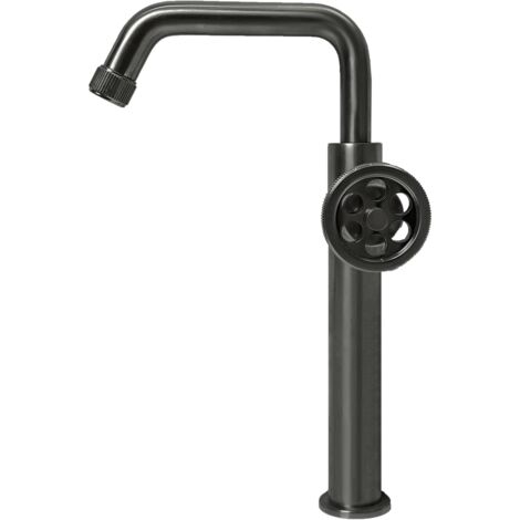 Essebagno Indus Waschtischmischer hoch gun Metall