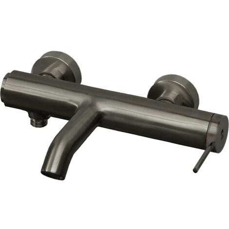 Essebagno Luisa Mechanische Wannenarmatur grau gunmetal