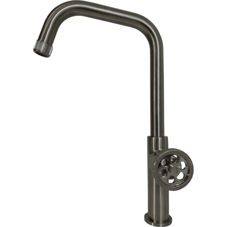 Essebagno Indus Spültischmischer grau gun metal