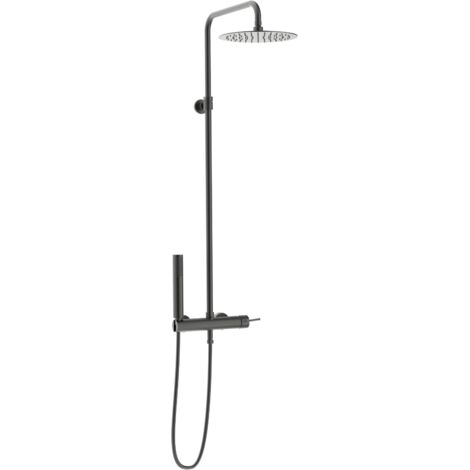 Essebagno Luisa Duschsäule Mechanische metallgrau