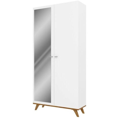 Armario Bedford B103 , 190x90x35cm, Puertas de armario: Con bisagras