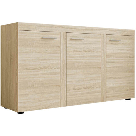 Aparador Tucson 121, Roble Sonoma, 82x149cm, Número de puertas: 340cm, Aglomerado laminado