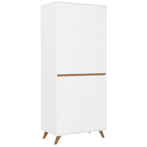 Armario Bedford D105 , 197x80x52cm, Puertas de armario: Con bisagras