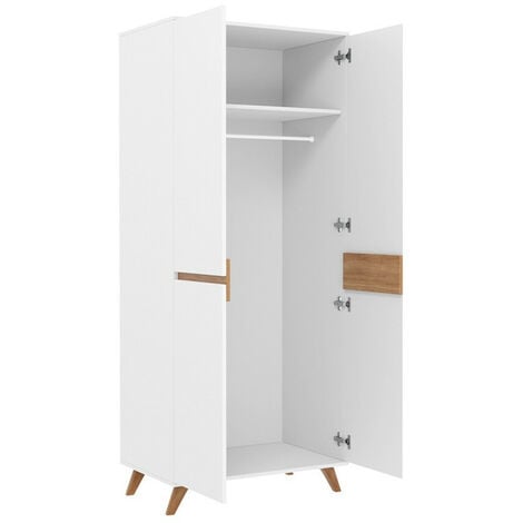 Armario Bedford D105 , 197x80x52cm, Puertas de armario: Con bisagras