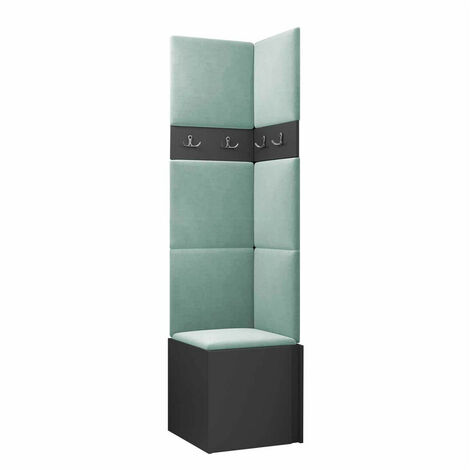 Conjunto para recibidor Pinis XXI, Manila 11, 186x42x46cm, Tapiz, Aglomerado laminado, Colocada, Montada en la pared (1/5)