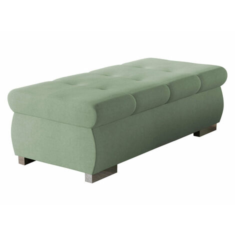 Banco tapizado Comfivo 123, Uttario Velvet 2954, 39x60x120cm, Diámetro: 0, Tapiz, Patas: Metal, 0 (1/4)