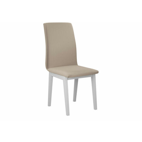 Silla Victorville 268, Blanco, 90x43x51cm, Tapiz, De madera, Madera (1/4)