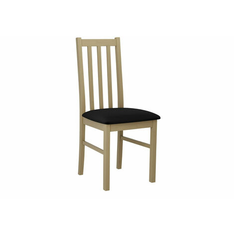 Silla Victorville 141, Roble Sonoma, 94x43x49cm, Tapiz, De madera, Madera, Muebles ya montados (1/4)