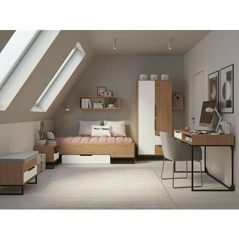 Armario Providence N128 , 190x80x60cm, Puertas de armario: Con bisagras