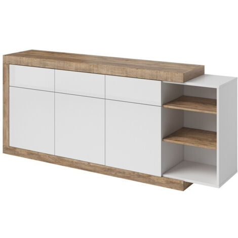 Cómoda Balcira 102 , Con cajones y puertas, Número de cajones: 0, 86x200x40cm (1/3)