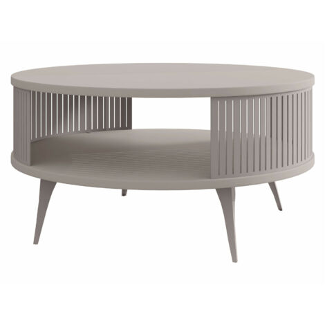 Mesa de centro Sordore 125, Cachemira, 44x0x0cm, Diámetro: 75, Aglomerado laminado, Redonda
