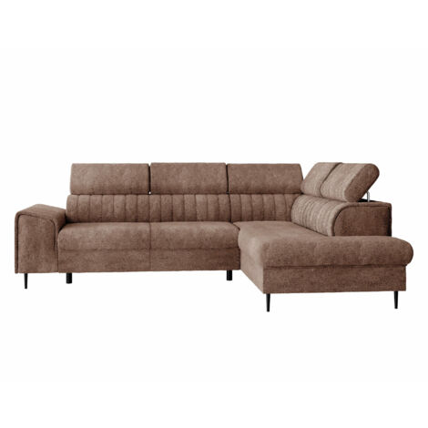 Sofá rinconero Comfivo 446, Coral 45, Función de descanso, Almacenaje, 276x206x81cm, 0 (1/5)