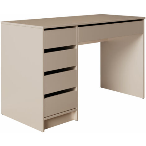 Mesa de oficina Comfivo 312, Beige, Con cajones, Número de puertas: 0, Número de cajones: 5, 76x120x55cm