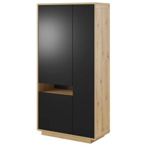 Estantería Deltese 103 , Con puertas, Cerrable, Aglomerado laminado, Número de puertas: 3, Número de cajones: 0, 181x92x40cm (1/5)