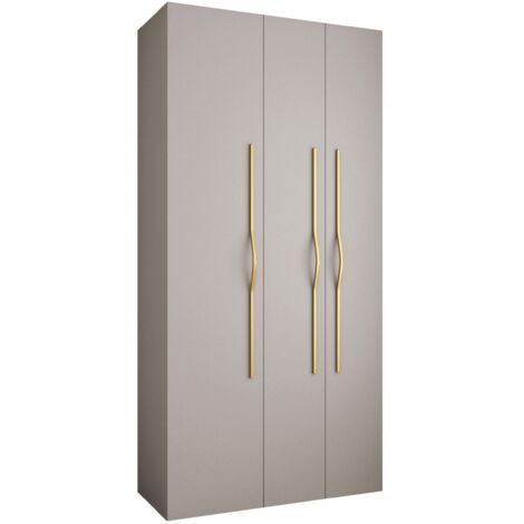 Armario Hartford 563, Cachemira, 246x120x52cm, Puertas de armario: Con bisagras, Número de estantes: 6 (1/5)