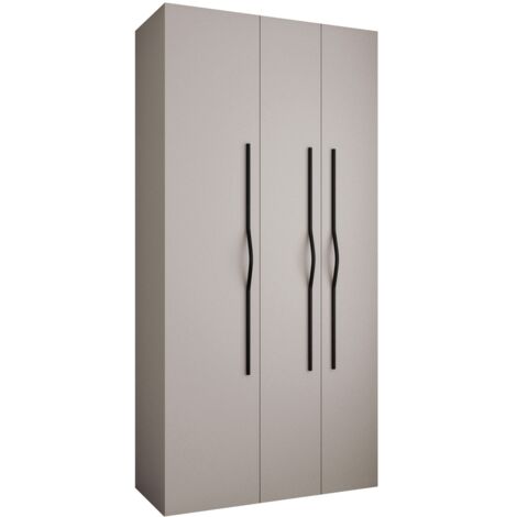 Armario Hartford 563, Cachemira, 246x120x42cm, Puertas de armario: Con bisagras, Número de estantes: 6 (1/5)