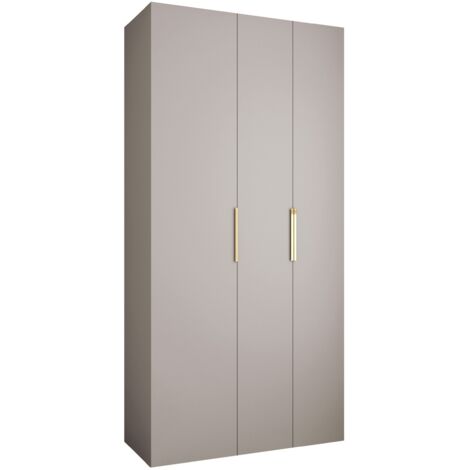 Armario Hartford 573, Cachemira, 246x120x42cm, Puertas de armario: Con bisagras, Número de estantes: 6 (1/5)