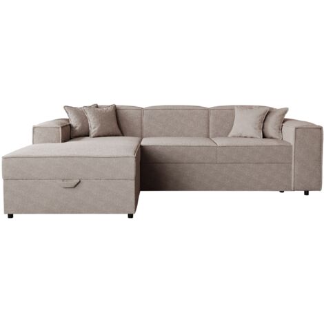 Sofá rinconero Clovis 116, Coral 50, Función de descanso, Almacenaje, 253x166x79cm, 0 (1/5)