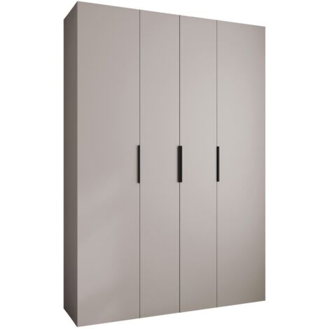 Armario Hartford 574, Cachemira, 246x170x42cm, Puertas de armario: Con bisagras, Número de estantes: 12 (1/5)