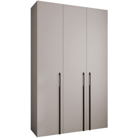 Armario Hartford 571, Cachemira, 246x150x42cm, Puertas de armario: Con bisagras, Número de estantes: 7 (1/5)