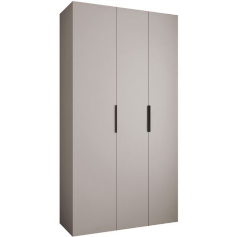 Armario Hartford 573, Cachemira, 246x130x42cm, Puertas de armario: Con bisagras, Número de estantes: 8 (1/5)