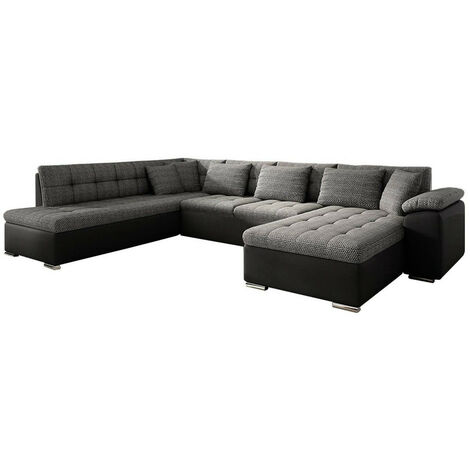 Sofá rinconero Comfivo 114, Derecha, Función de descanso, Almacenaje, 348x205x76cm, 0 (1/5)