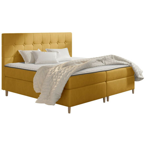 Cama continental Caseus, Magic Velvet 2215, Doble, Continental, 180x200, Tapiz, Somieres, 182x208x115cm (1/5)