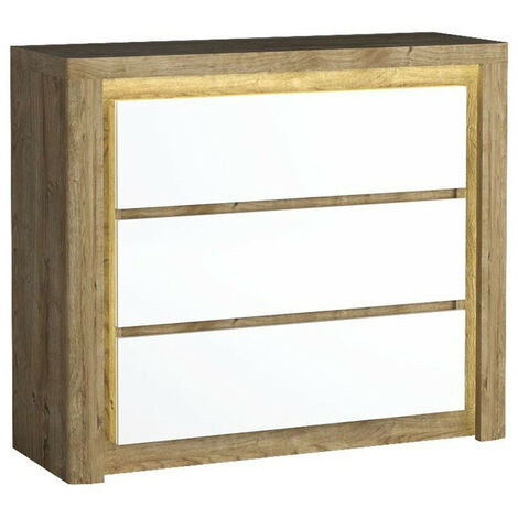Cómoda Etrmona 105 , Con cajones, Número de cajones: 3, 98x114x41cm, LED (1/5)