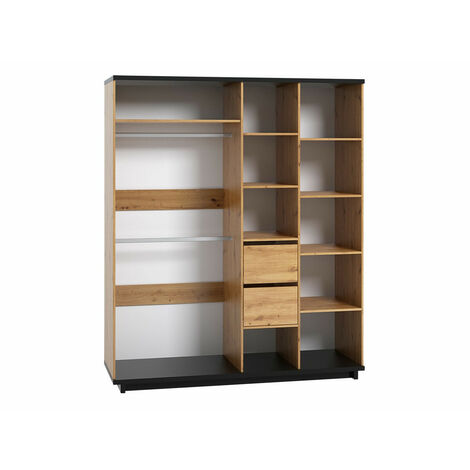 Armario Providence N108 , 215x180x60cm, Puertas de armario: Con bisagras