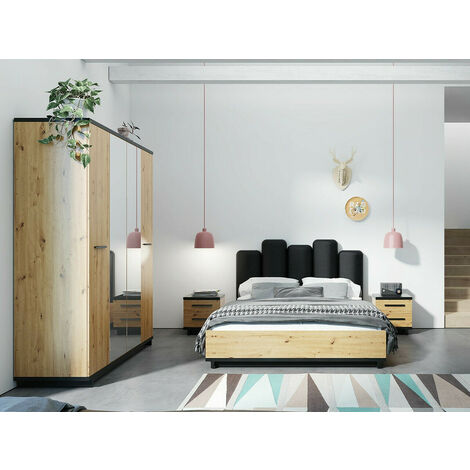 Armario Providence N108 , 215x180x60cm, Puertas de armario: Con bisagras
