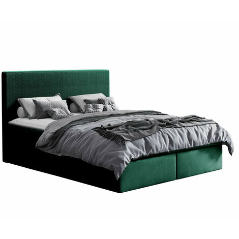 Cama continental Nix, Velluto 10, Doble, Continental, 140x200, Tapiz, Somieres, 146x208x103cm (1/5)