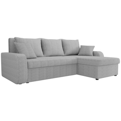 Sofá rinconero Comfivo 203, Poso 110, Función de descanso, Almacenaje, 238x147x80cm, 0