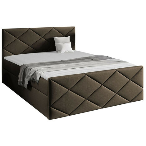 Cama continental Mons, Zetta 294, Continental, Individuales, 120x200, Tapiz, Somieres, 124x213x103cm (1/5)