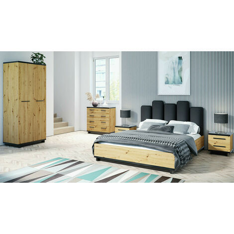 Armario Providence N107 , 215x90x60cm, Puertas de armario: Con bisagras