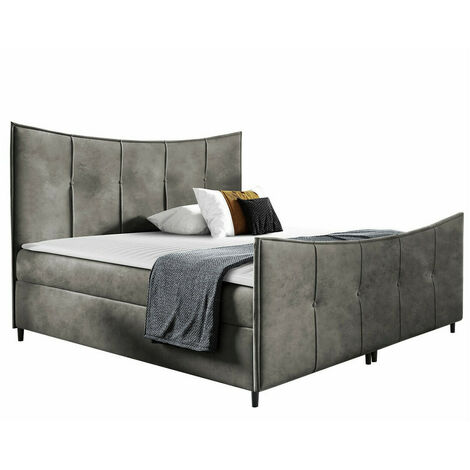 Cama continental Fons, Fresh 14, Continental, Doble, 200x200, Tapiz, Somieres, 200x213x130cm (1/5)