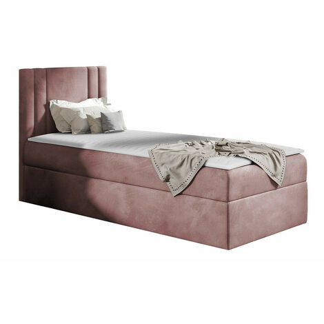 Cama continental Mel I, Kameleon 63, Continental, Individuales, 90x200, Tapiz, Somieres, 92x208x103cm (1/5)