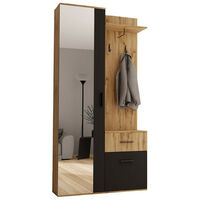 Conjunto para recibidor Stanton 141 , 195x97x28cm, Espejo, Aglomerado laminado, Colocada