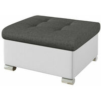 Reposapiés Comfivo 115, Soft 017 + Lux 06, 41x68x70cm, Diámetro: 0, Cuero ecológico + Tapiz, Patas: Plástico, 0