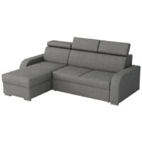 Sofá rinconero Etrcala 100, Crown 18, Función de descanso, Almacenaje, 235x170x85cm, 0