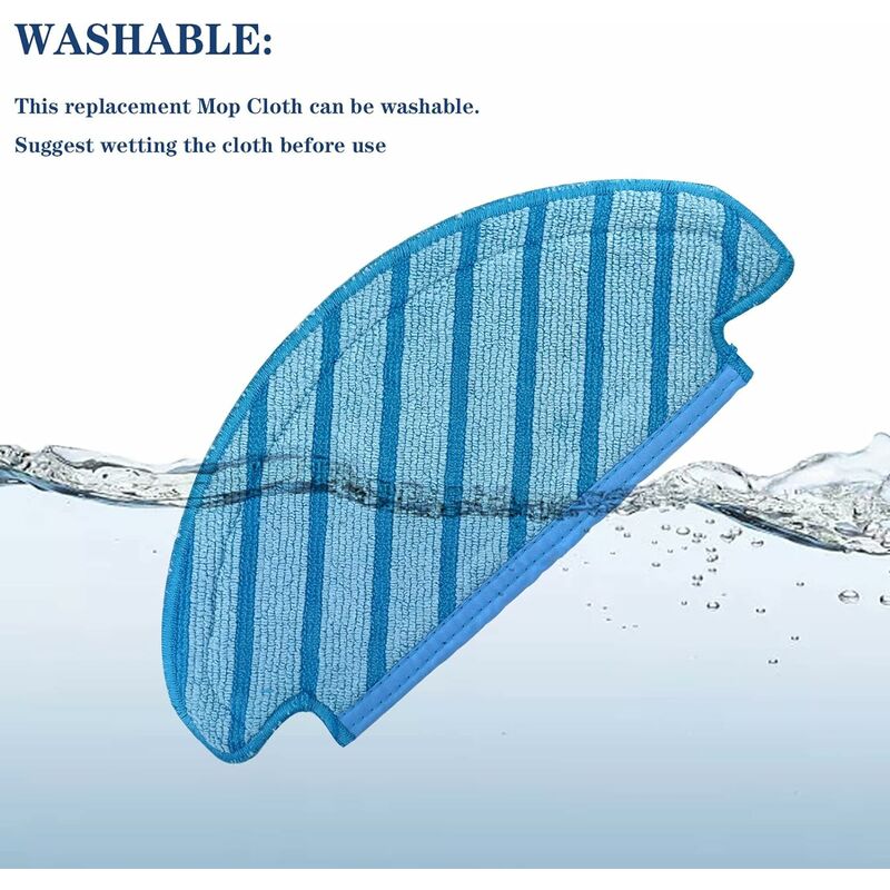 Lingettes de nettoyage Ecovacs lavables et réutilisables pour N8 PRO et N8  PRO+ - Achat & prix