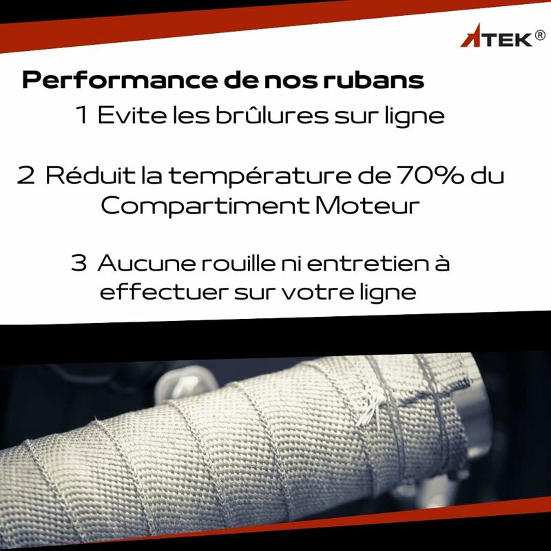 Ruban Isolant Thermique 10M x 5CM Haute Finition Bande Thermique