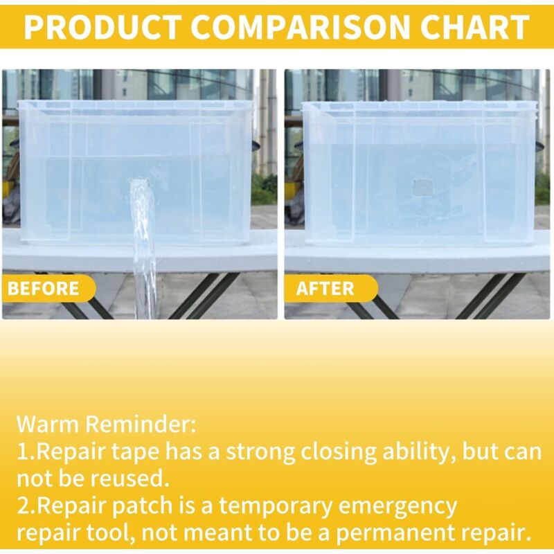 2 Rubans De Réparation Transparents TPU 7x100 Cm - Pour Matelas Gonflables, Piscines Et Plus