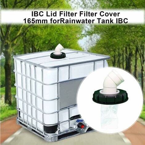 IBC - Filtre de couvercle IBC - 163 mm - En nylon - Lavable - Avec couvercle  - Accessoire IBC - Avec filtre pour réservoir d'eau de pluie IBC DN 150 :  : Jardin