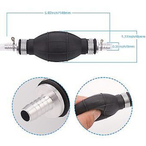 Pompe à Main BGS 75812 Pour Siphon - 540mm, Débit 6,5L/min, Résistance 60°C - Lot De 2