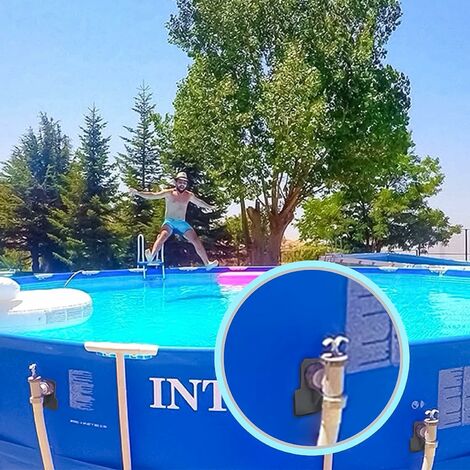 Adaptateur Pour Tuyaux De Piscine 32 à 38 Mm - Connexion Secure Sans Fuite - Pour Skimmer Ou Buses