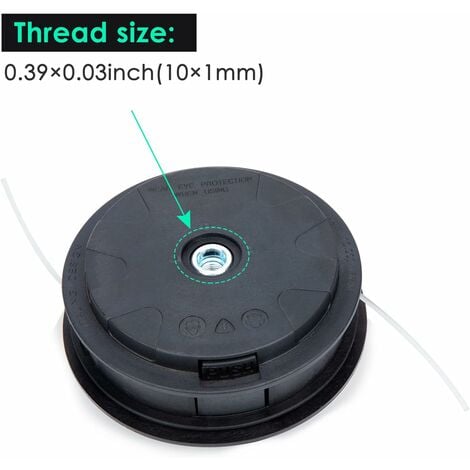 Tête de Débroussailleuse Universelle Load E Go Head 130mm M10X1.25  - pour  Sthil, Husquarna, Stiga
