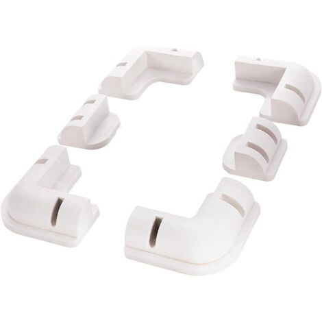 Support Panneau Solaire ABS Blanc - Pour Camping-car, Van, Bateau, Fixation Sans Perçage, Portable