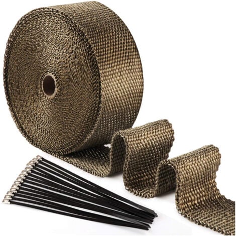 Rouleau De Film Thermique Noir De 5 Cm X 15 M Avec 6 Attaches