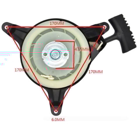 Démarreur à lanceur pour tondeuse à gazon GXV120 GXV140 GXV160 HRM195 215 28400ZG9803